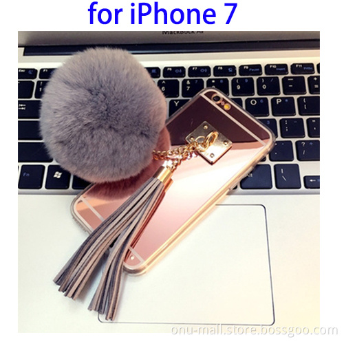 Electroplating Mirror Protective Back Case for iPhone 7 Cover